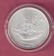 COOK ISLANDS 1 DOLLAR 2012 AG FDC 1 0Z. SHIP - Islas Cook