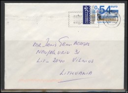 NETHERLANDS Brief Postal History Envelope Air Mail NL 058 Slogan Cancellation ATM - Cartas & Documentos