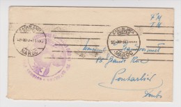 LETTRE  MAROC CASABLANCA POSTE FMTM 29 DÉCEMBRE 1934 PAUL DREYFUS 24 è BOA PHR BAULIEU PONTARLIER DOUBS CACHET MILITAIRE - Covers & Documents