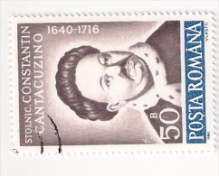 ROMANIA 1990 COSTANTIN CANTACUZIN USATO - Used Stamps