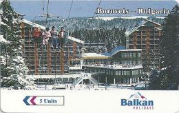 Bulgaria - Borovets Balkan Holidays 18BULA, 10-1993, 40.000ex, Used - Bulgaria