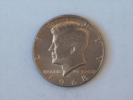 Etats-Unis, United States, USA - Half  1/2 Dollar 1968 1968D - KENNEDY - Silver, Argent - 1964-…: Kennedy