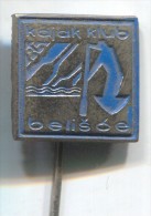Rowing, Kayak, Canoe - BELISCE, CROATIA, Vintage Pin  Badge - Canoë