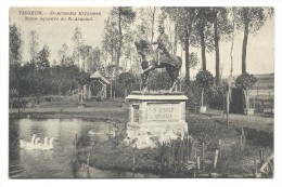 CPA - TIEGEM - TIEGHEM - Statue équestre De St Arnould - St Arnoldus Krygsman  // - Anzegem