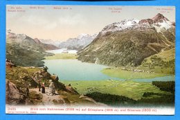 AVR018, Blick Vom Hahnensee Auf Silvaplana Und Silsersee, Animée, 2485, Non Circulée - Silvaplana