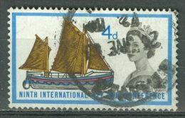 GREAT BRITAIN 1963: SG 640a W35a Spot On Boom / YT 376 / Sc 396 / Mi 360, O - FREE SHIPPING ABOVE 10 EURO - Variedades, Errores & Curiosidades