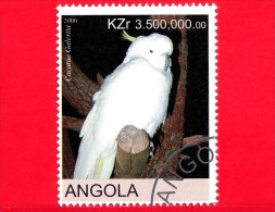 ANGOLA - Nuovo Oblit. - 2000 - Uccelli - Pappagalli - Parrot - Cacatua Galerita - 3500 - Angola