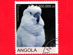 ANGOLA - Nuovo Oblit. - 2000 - Uccelli - Pappagalli - Parrot - Cacatua Galerita - 3500 - Angola