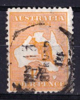 Australia 1913 Kangaroo 4d Orange 1st Wmk Used - - Oblitérés
