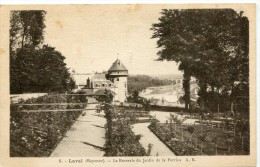 CPA 53 LAVAL LA ROSERAIE DU JARDIN DE LA PERRINE - Laval