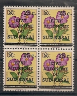 SUD-KASAI  Nr 3 ** MNH NSCH Bloc De 4 - Sud-Kasaï