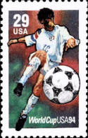 1994 USA 29c World Cup Soccer Stamp Sc#2834 - 1994 – Estados Unidos