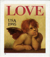 1995 USA Love Cherub (32c) Booklet Stamp #2949 Angel - Fairy Tales, Popular Stories & Legends