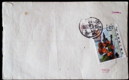 CHINA CHINE  1972.5.29. SHANGHAI TO SHANGHAI COVER WITH READY TO SEVERELY THE INVADING ENEMY STAMP - Cartas & Documentos