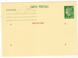 MARIANNE DE CHEFFER - Entier Postal 1611-CP2 - 1967-1970 Marianne De Cheffer