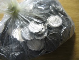 ISRAEL LOT OF ABOUT 460 COINS 1 AGORA 1960-1980 . IN BAG WEIGHT 473 GRAMS SEE PICTURES . FREE SHIPPING LOT 25 IN BOX - Israël