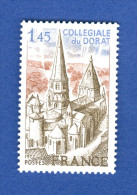 1977  N° 1937  COLLEGIALE DU DORAT    NEUF** GOMME  NUANCE COULEUR - Nuovi