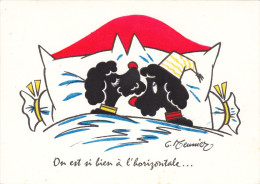 ILLUSTRATION G. MEUNIER / ON EST SI BIEN A L'HORIZONTALE (LES CANICHES) - Meunier, G.