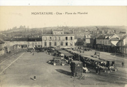 CPA ( 60) MONTATAIRE Place Du Marché - Montataire