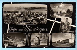 Münsingen - S/w Mehrbildkarte 1 - Muensingen