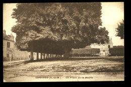 Seine Et Marne 77 Perthes La Place De La Mairie Combier Peradon - Perthes