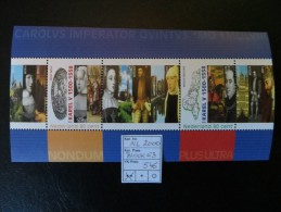 2000  " 500. Geburtstag Von Kaiser Karl V "   LUXUS  Block 63  Postfrisch   LOT 546 - Unused Stamps