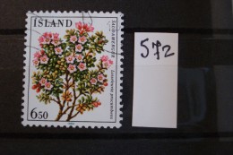 Islande - Année 1984 - 6k50 Fleurs - Y.T. 572 - Oblitéré - Used - Gestempeld - Usados