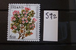 Islande - Année 1984 - 6k50 Fleurs - Y.T. 572 - Oblitéré - Used - Gestempeld - Gebraucht