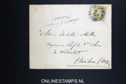Belgium: Cover 1873 ?  OBP 32 Brussels To Haarlem Holland, Ministère De La Justice - Cabinet Cancel - 1869-1883 Leopoldo II