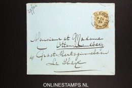 Belgium: Letter OBP 59 Antwerp To The Hague Holland 1898 - 1893-1900 Fijne Baard