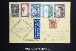 Belgium:card Congres Der Kleine Luchtvaart  Congres De La Petite Aviation 1938 - Sonstige & Ohne Zuordnung