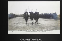 Belgium:card La Joyeuse Entrée Du Roi Albert 1909   Not Used - Autres & Non Classés