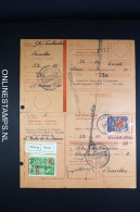 Belgium: Ontvangkaart / Carte-récépissé  1941 Label Afwezig / Absent, Complete Set - Brieven En Documenten