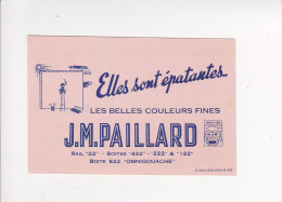 Buvard J. M. PAILLARD Couleurs Fines Peintures Gouaches - Papeterie