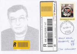 1311l: Personalisierte Briefmarke "Ezsöl- Schwechat" Rekobrief 25.06.2004 PA 2320 Schwechat - Personalisierte Briefmarken