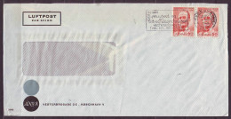 DANMARK  Lettre Cachet Le 9 MARS 1968 BANDE De 2 Timbres HANS CHRISTIAN SONNE 1967  Par Avion - Covers & Documents