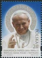 2014 Polonia , Congiunta Con Il Vaticano Canonizzazione Giovanni Paolo II° Singolo - Nuovi