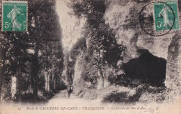 Route De Caudebec à Villequier (76)    CPA 1911 - Villequier