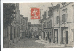 DEUIL - Rue De L'Eglise      Léger Pli Coin Album Bas Gauche - Deuil La Barre