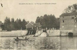 Eclaron (Haute-Marne) Le Vannage Et Le Déversoir Du Moulin - Eclaron Braucourt Sainte Liviere