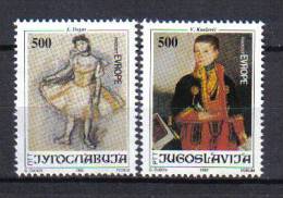 FRZ260 - YUGOSLAVIA  1992, Serie Catalogo Unificato N. 2452/2453  *** - Ungebraucht