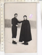 PO0717D# FOTOGRAFICA Anni '30 - COPPIE - PATTINAGGIO SU GHIACCIO - PATTINI  No VG - Figure Skating