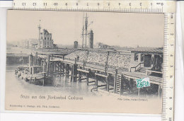 PO0873D# GERMANIA - GERMANY - NORDSEEBAD CUXHAVEN - ALTE LIEBE - HAFEN-EIRFAHRT - BARCA  No VG - Cuxhaven