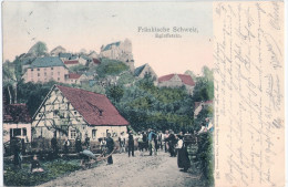 Markt EGLOFFSTEIN Kreis Forchheim Fränkische Schweiz Bayern Franken Belebt Color 3.9.1902 Trachten Fest - Forchheim