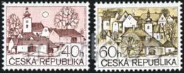 Czech Republic - 1995 - Czech Villages - Mint Definitive Stamp Set - Neufs