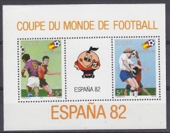 Zaire 1981 World Cup Espana '82 Football M/s ** Mnh (19922) - Unused Stamps