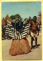 Guinee - 1967 - Masque Africain , Masque Ceremoniel ,pub Soufrane Afrranchie Avec Flamme - Guinea