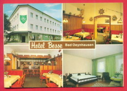 164087 /  Bad Oeynhausen - HOTEL " BOSSE " RESTAURANT INTERIOR , MAP ADVERTISING Germany Deutschland Allemagne Germania - Bad Oeynhausen