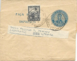 ARGENTINA - 1907 - BANDE ENTIER POSTAL Pour BONN (GERMANY) - Postwaardestukken