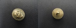 1 BOUTON ARMEE MARINE - ANCRE - 18 Mm - Buttons
